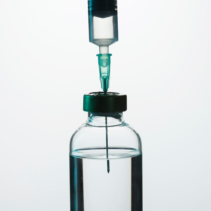 Free Photo front view vaccination arrangement