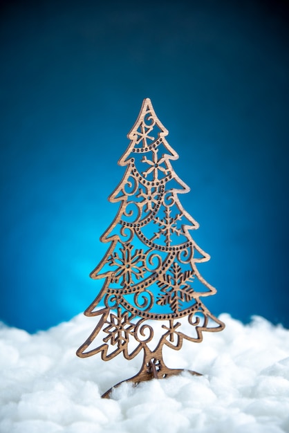 Front view xmas tree decoration