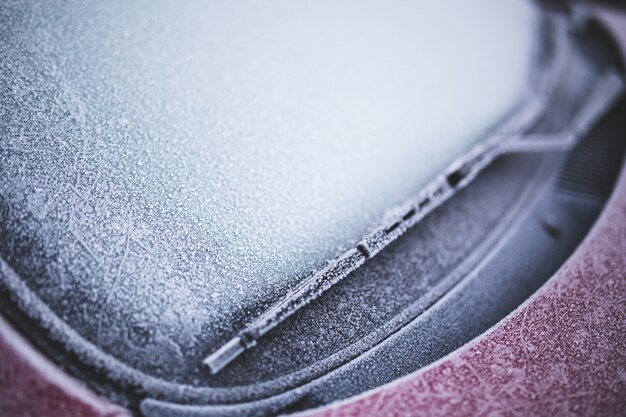 Frozen car crystal