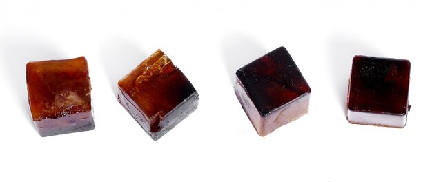 Frozen coffee ice cube