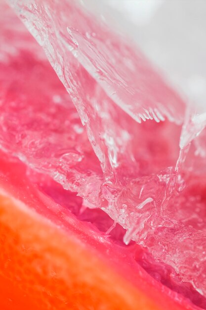 Frozen grapefruit