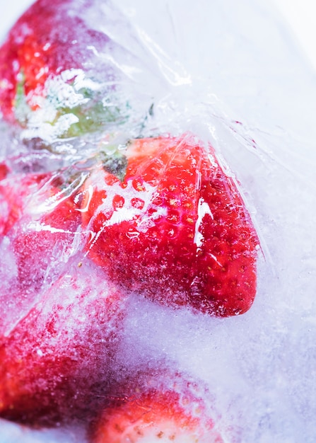 Frozen strawberries