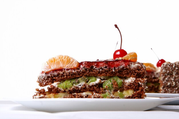 사막 체리와 과일 케이크