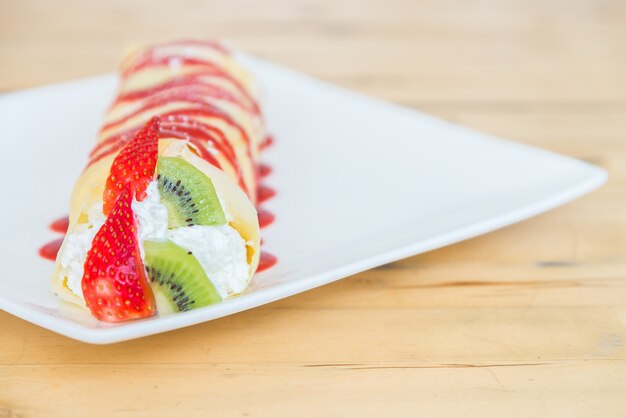 Fruit crepes