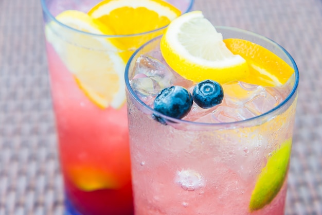 Free photo fruit mocktail