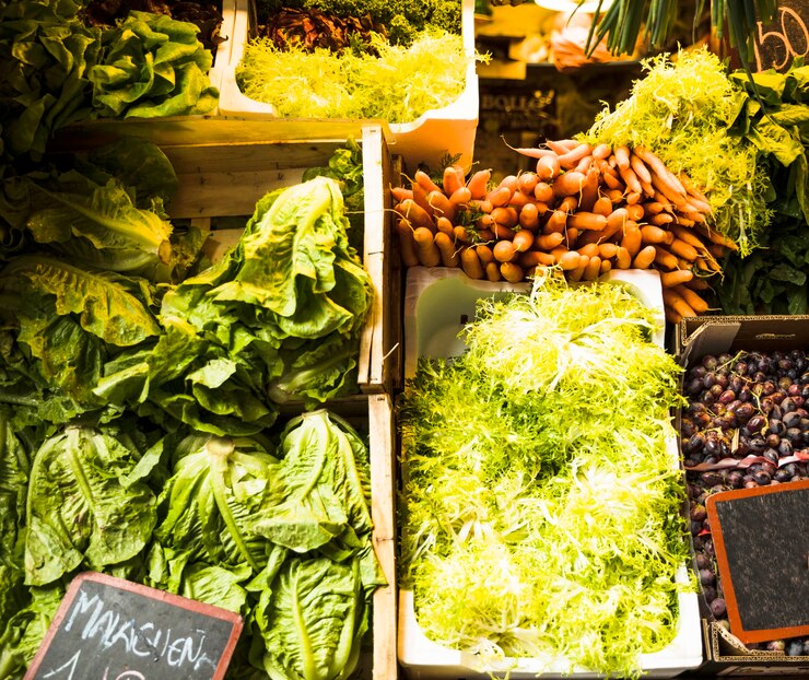 Free Photo fruit stand background