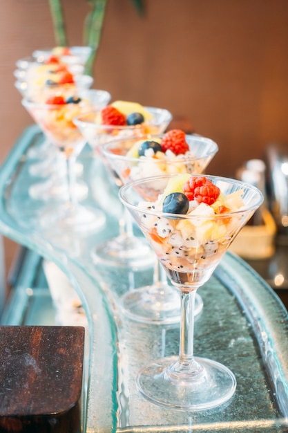 Fruits in glass