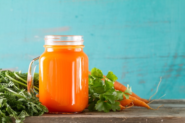 Fruity carrot smoothie