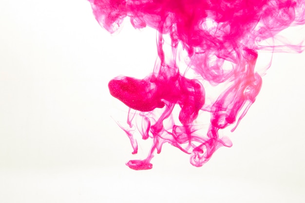 Fuchsia paint in water