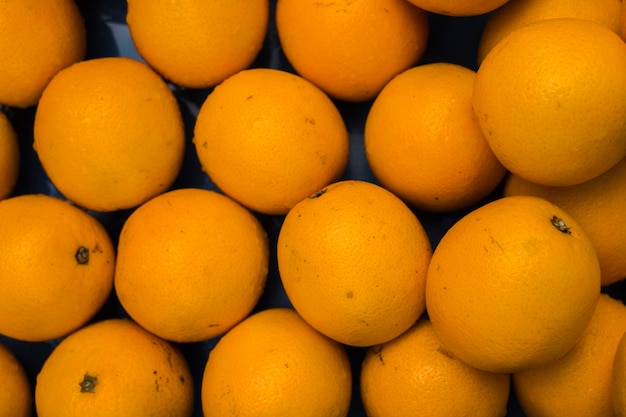 新鮮な有機オレンジのフルフレーム