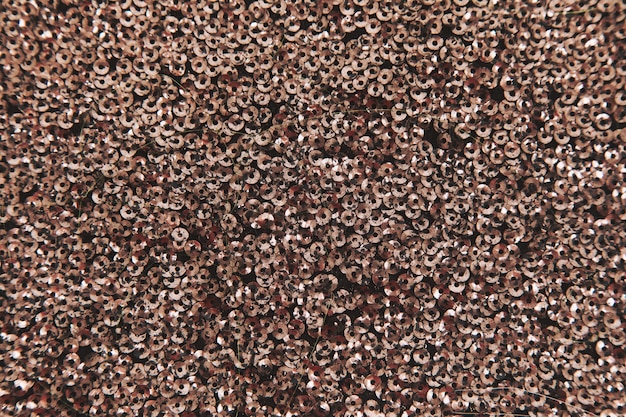 Full frame of sequins on fabric