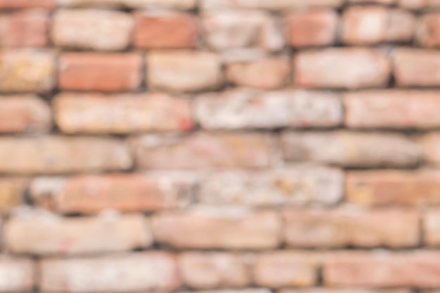 Free photo full frame shot of blurry brick wall