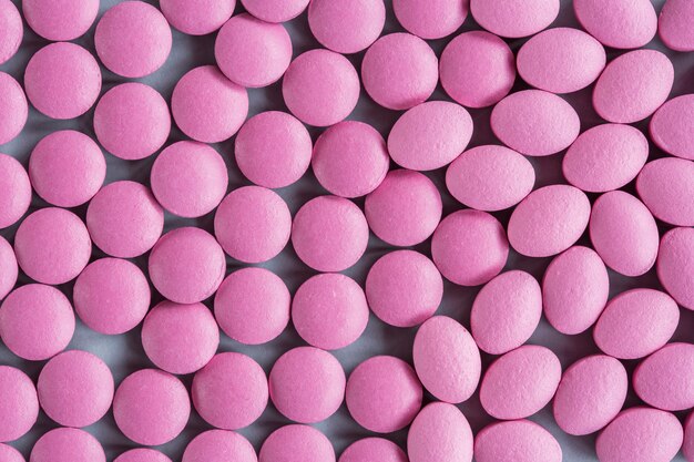 Full frame shot of may pink pills