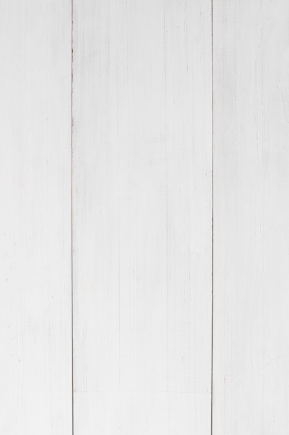 Full frame of white wooden plank