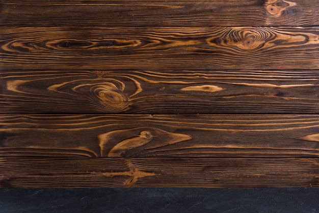 Полный кадр деревянного текстурированного фона