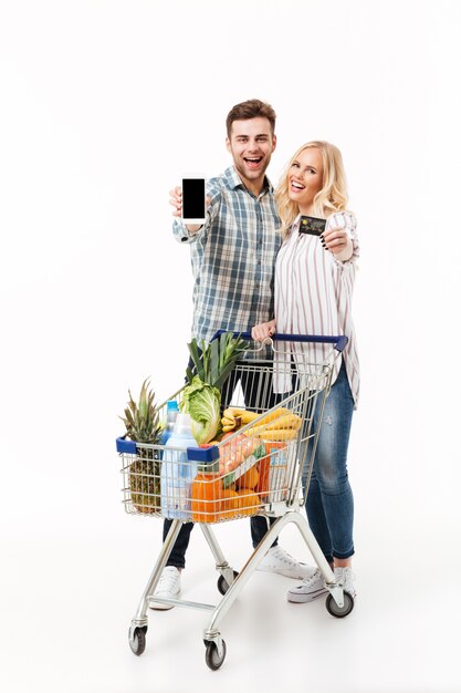 Full length portrait of a confident couple