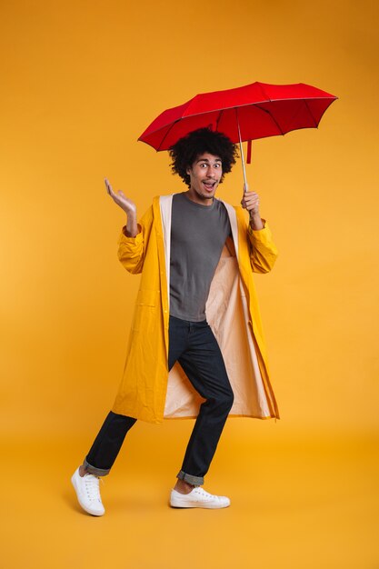 Full length portrait of a young african man