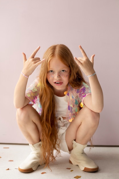 Child model girls 18 and younger  