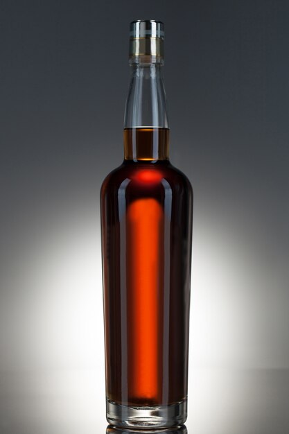 Full whiskey bottle