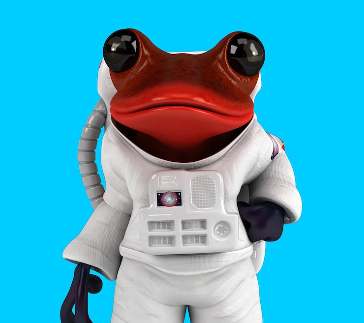 मुफ़्त फोटो fun 3d cartoon frog
