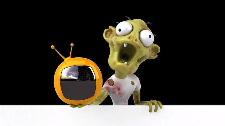 मुफ़्त फोटो fun 3d cartoon zombie illustration