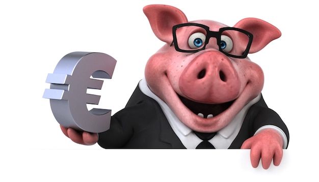 premium-photo-fun-pig-3d-illustration