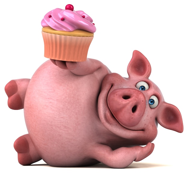 premium-photo-fun-pig-3d-illustration