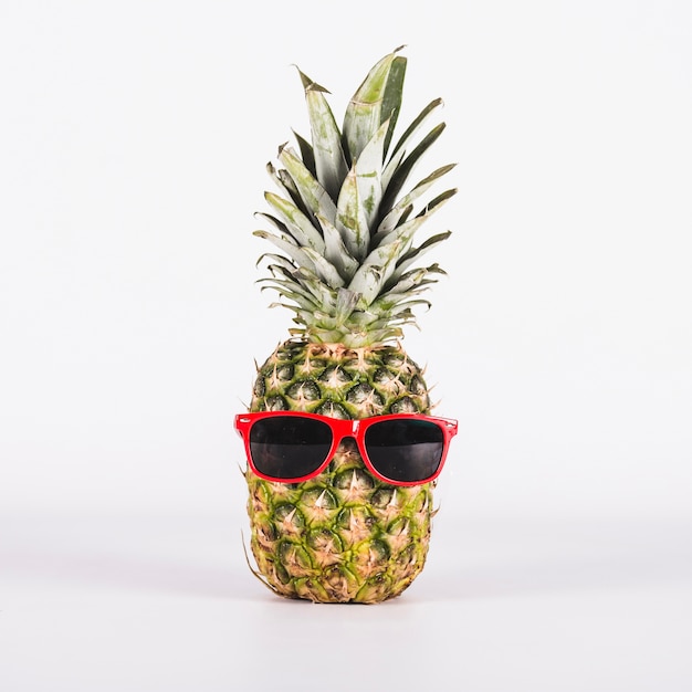 Fun pinapple with sunglasses