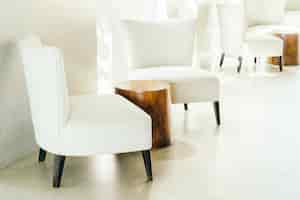 Free photo furniture room background sofa contemporary