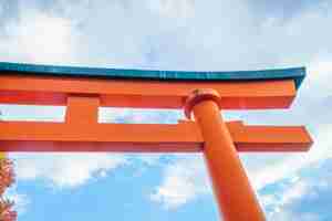 Foto gratuita fushimiinari taisha shrinetemple a kyoto, giappone