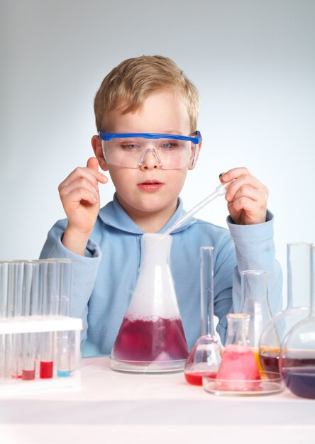 Future scientist learning