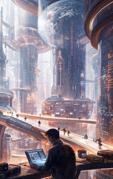 Futurism perspective of digital nomads lifestyle
