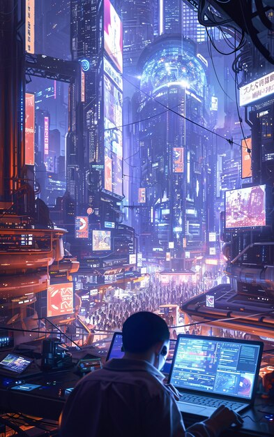 Futurism perspective of digital nomads lifestyle