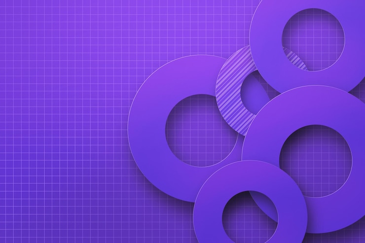 Free Photo futuristic abstract background with circular shapes
