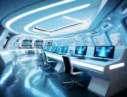 Free photo futuristic business environment