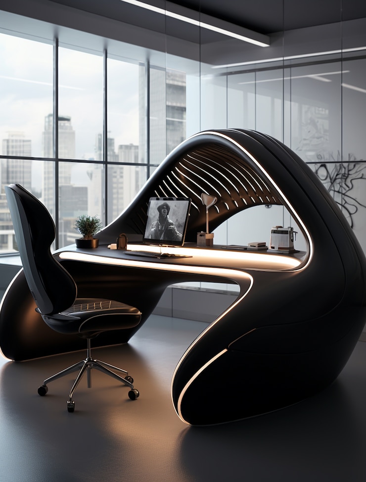 Free Photo futuristic business environment
