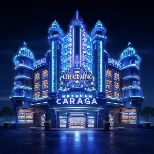 Foto gratuita architettura futuristica del casinò