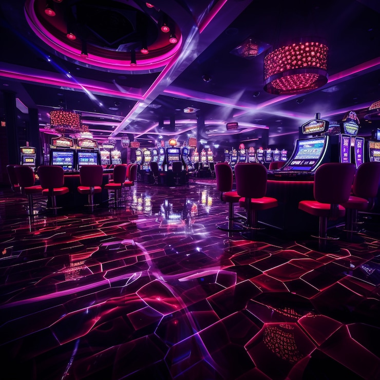 Free Photo futuristic casino architecture