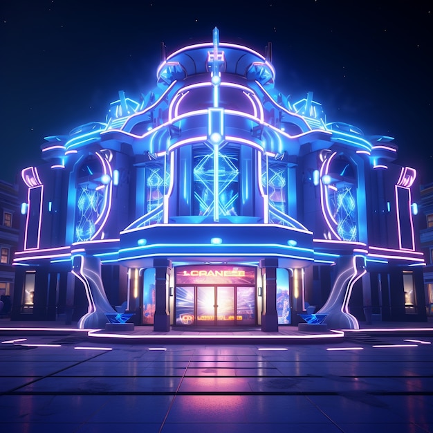 futuristic casino architecture