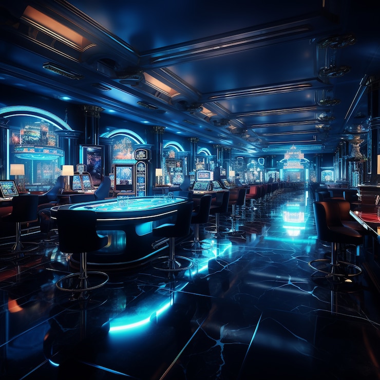 Free Photo futuristic casino architecture