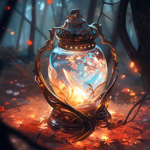 futuristic and fantastical light lamp design