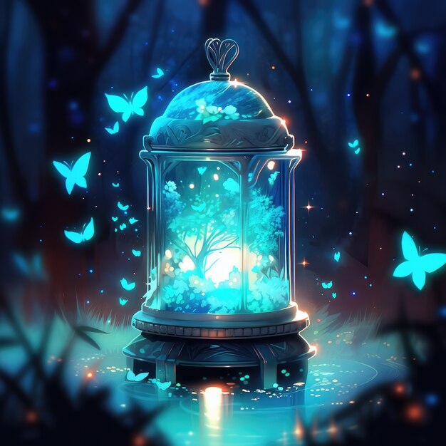 futuristic and fantastical light lamp design