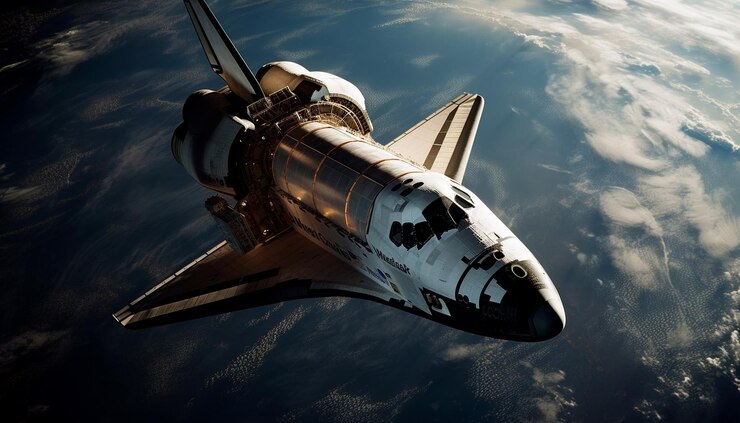 Free Photo futuristic fighter plane taking off mid air generated by ai