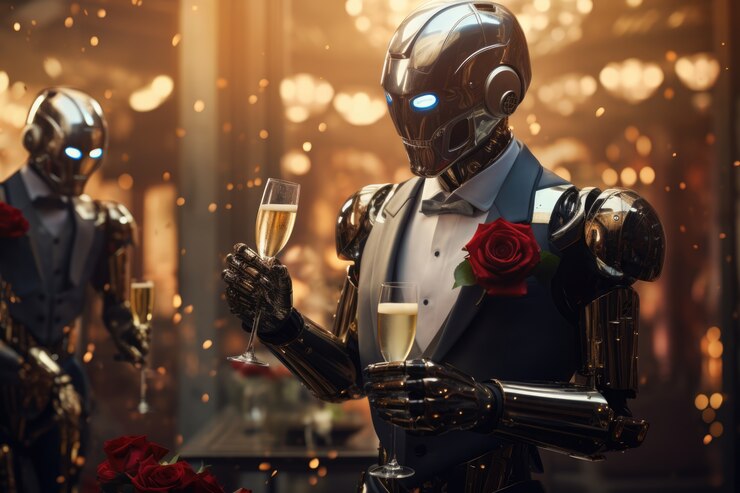 Free Photo futuristic new year's eve celebration
