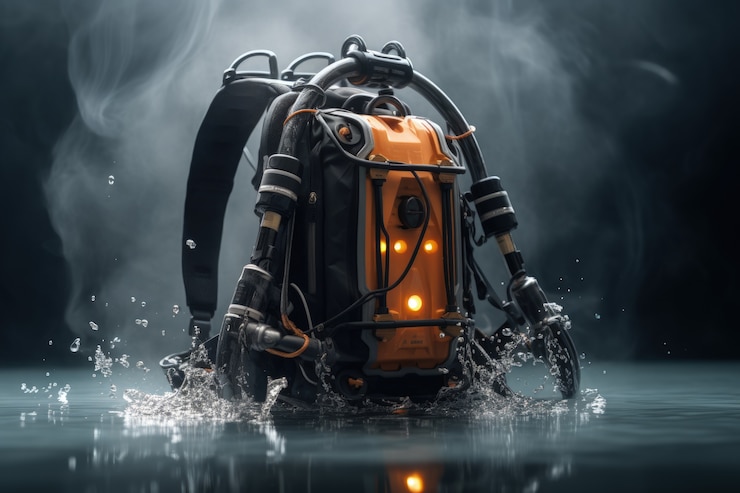 Free Photo futuristic representation of water diving equipment