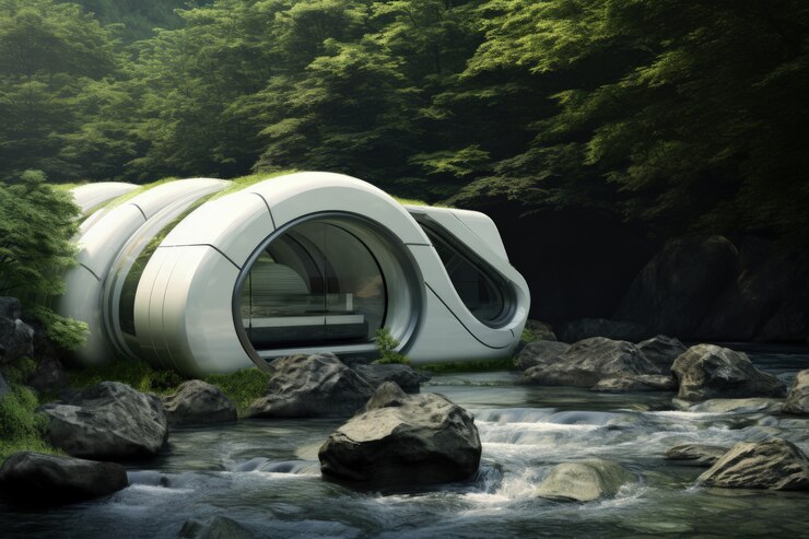 Free Photo futuristic representation of water structure