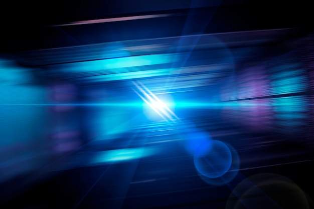 Futuristic spectrum ghost lens flare background