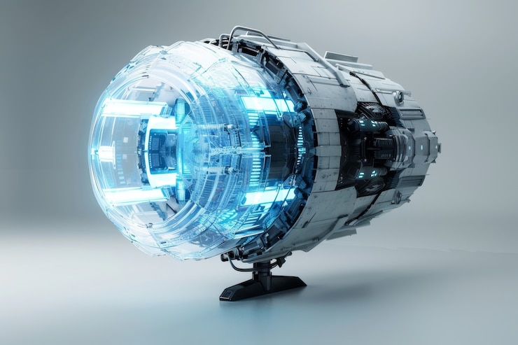Free Photo futuristic time machine
