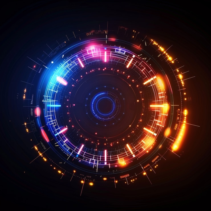 Free Photo futuristic time machine