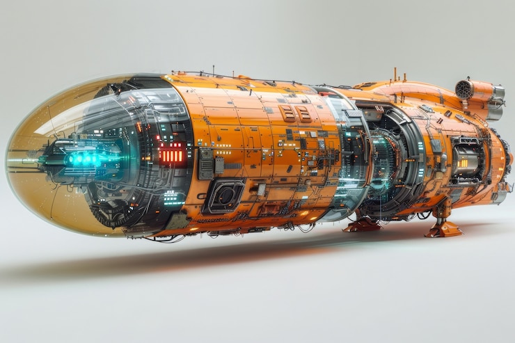 Free Photo futuristic time machines design